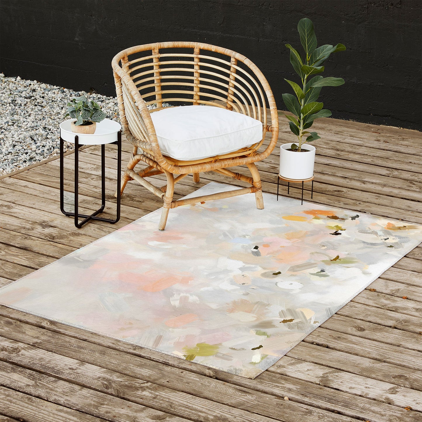 83 Oranges Sky After The Rain Outdoor Rug