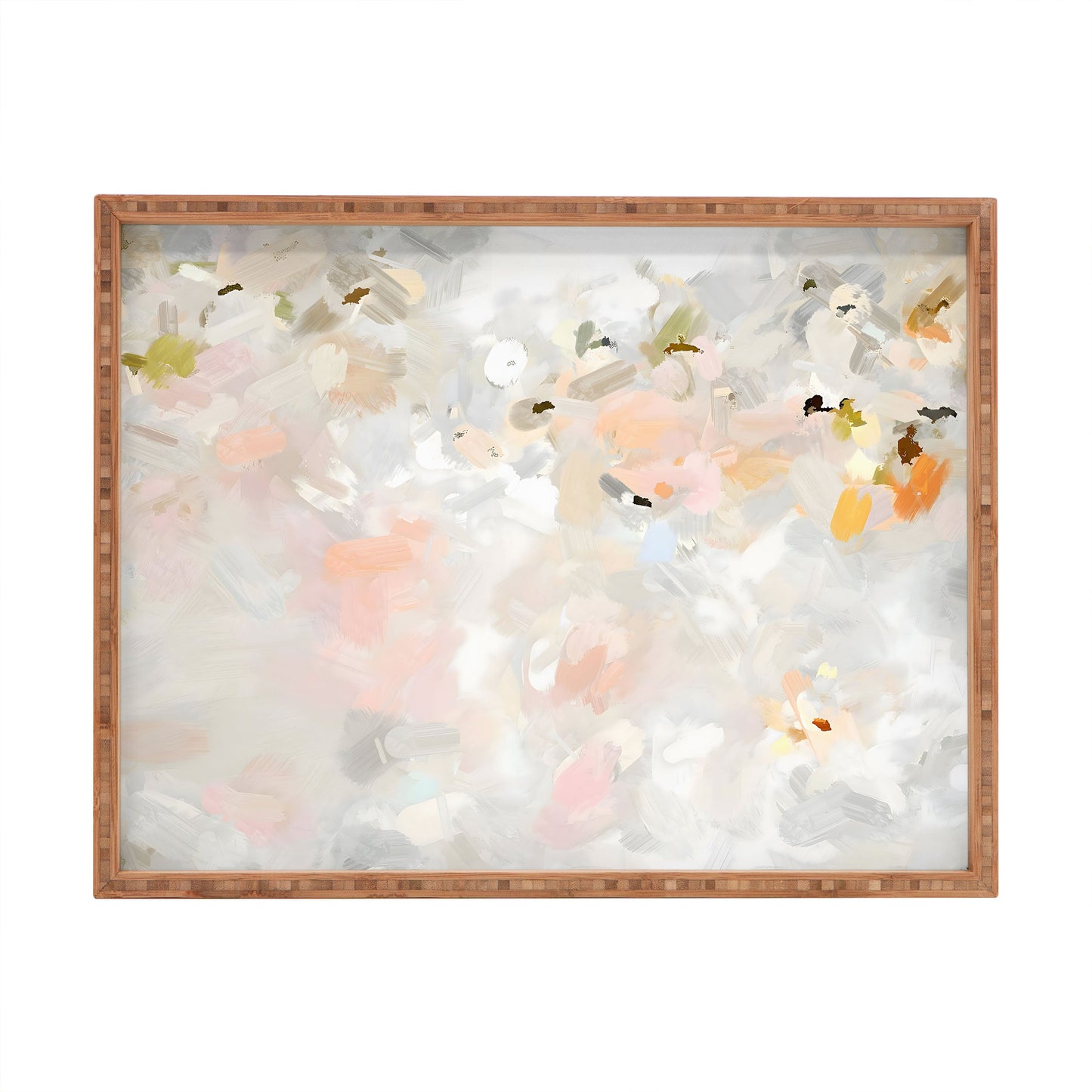 83 Oranges Sky After The Rain Rectangular Tray