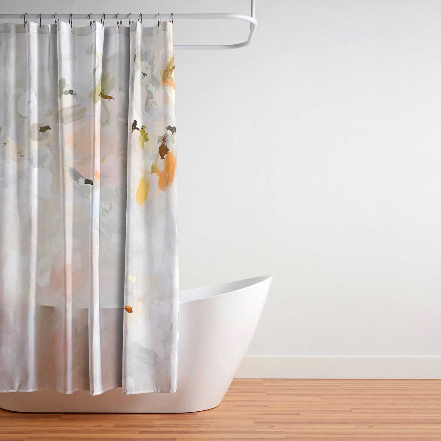 83 Oranges Sky After The Rain Shower Curtain