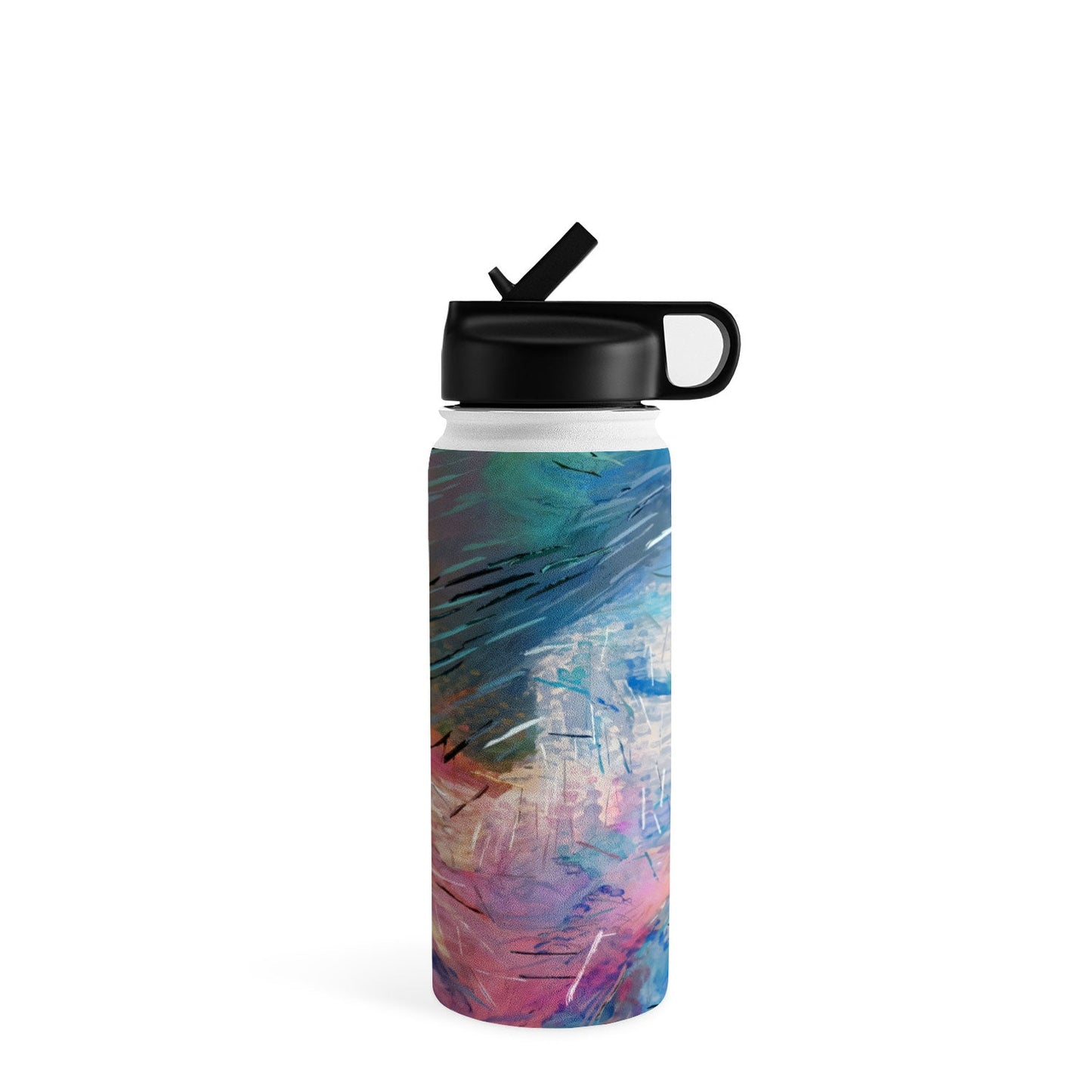 83 Oranges Soul Driven Abstraction Water Bottle