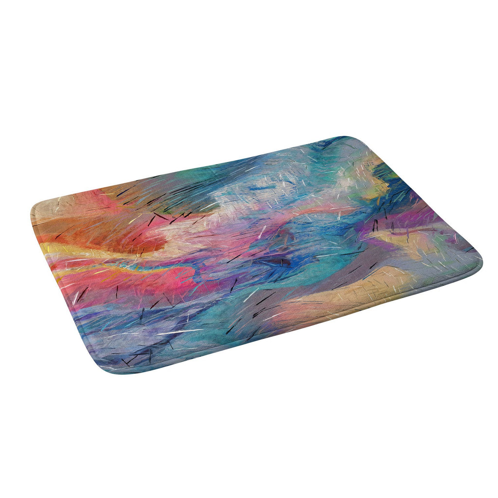 83 Oranges Soul Driven Abstraction Memory Foam Bath Mat