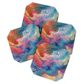 83 Oranges Soul Driven Abstraction Coaster Set