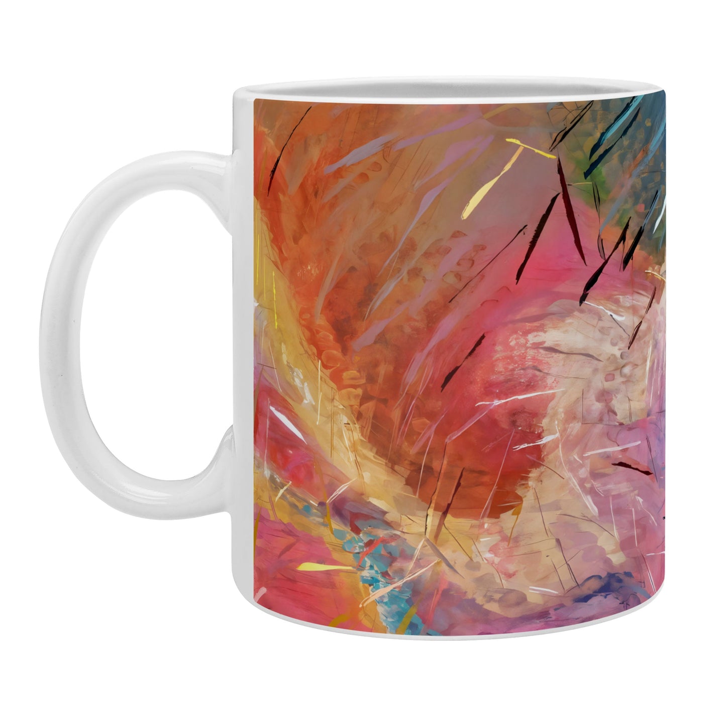 83 Oranges Soul Driven Abstraction Coffee Mug