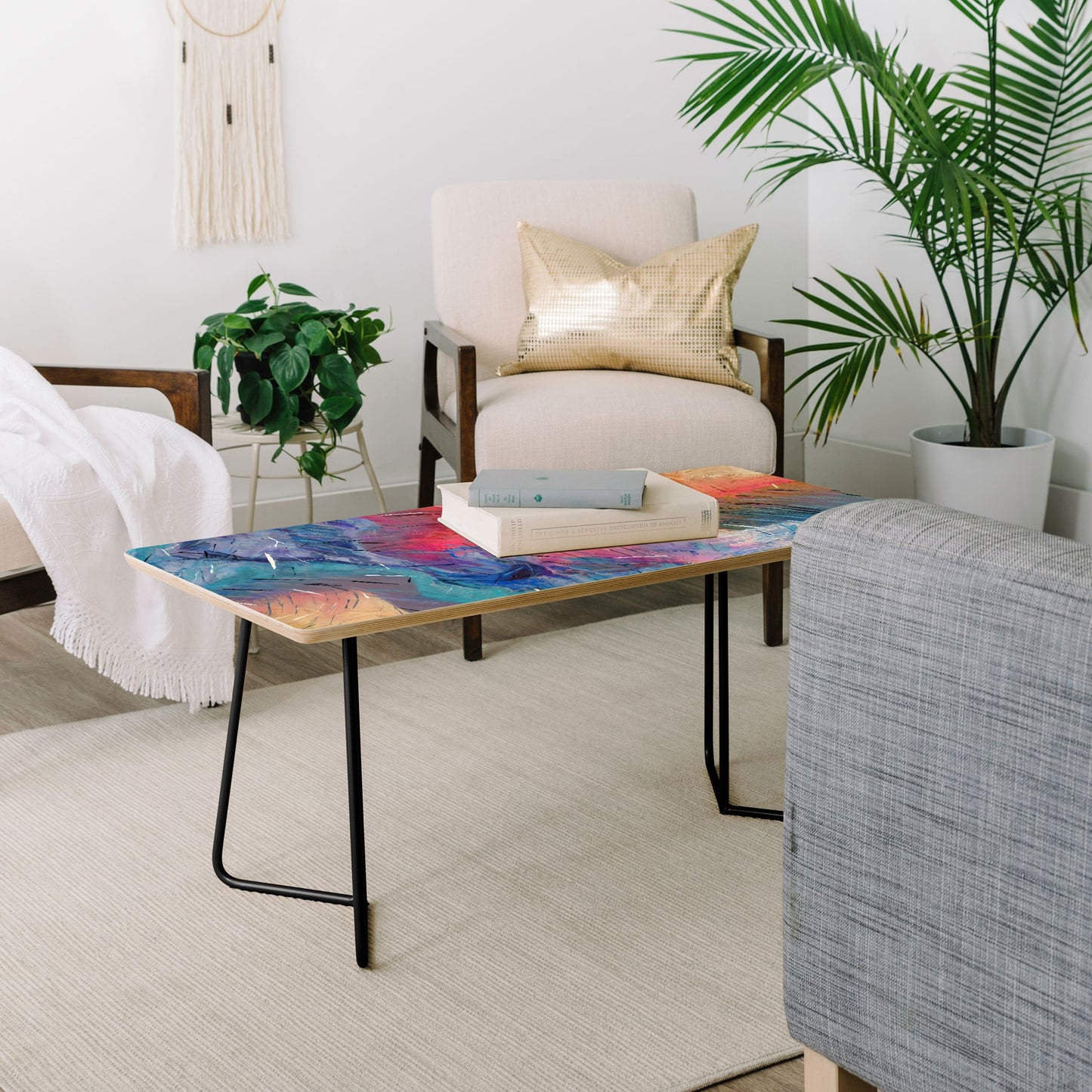 83 Oranges Soul Driven Abstraction Coffee Table