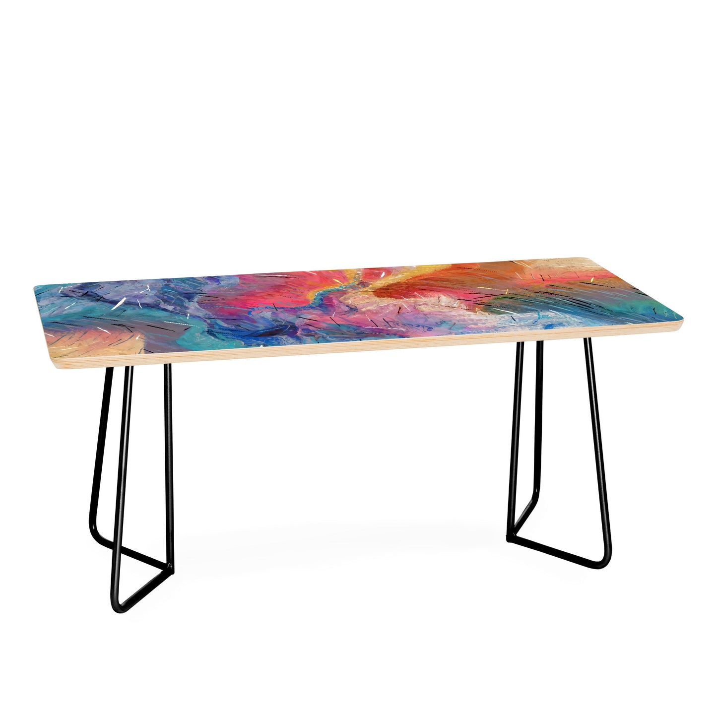 83 Oranges Soul Driven Abstraction Coffee Table