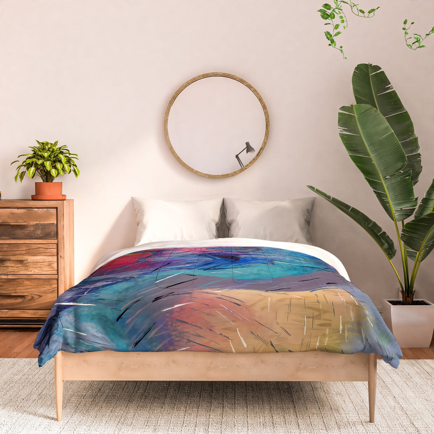 83 Oranges Soul Driven Abstraction Comforter