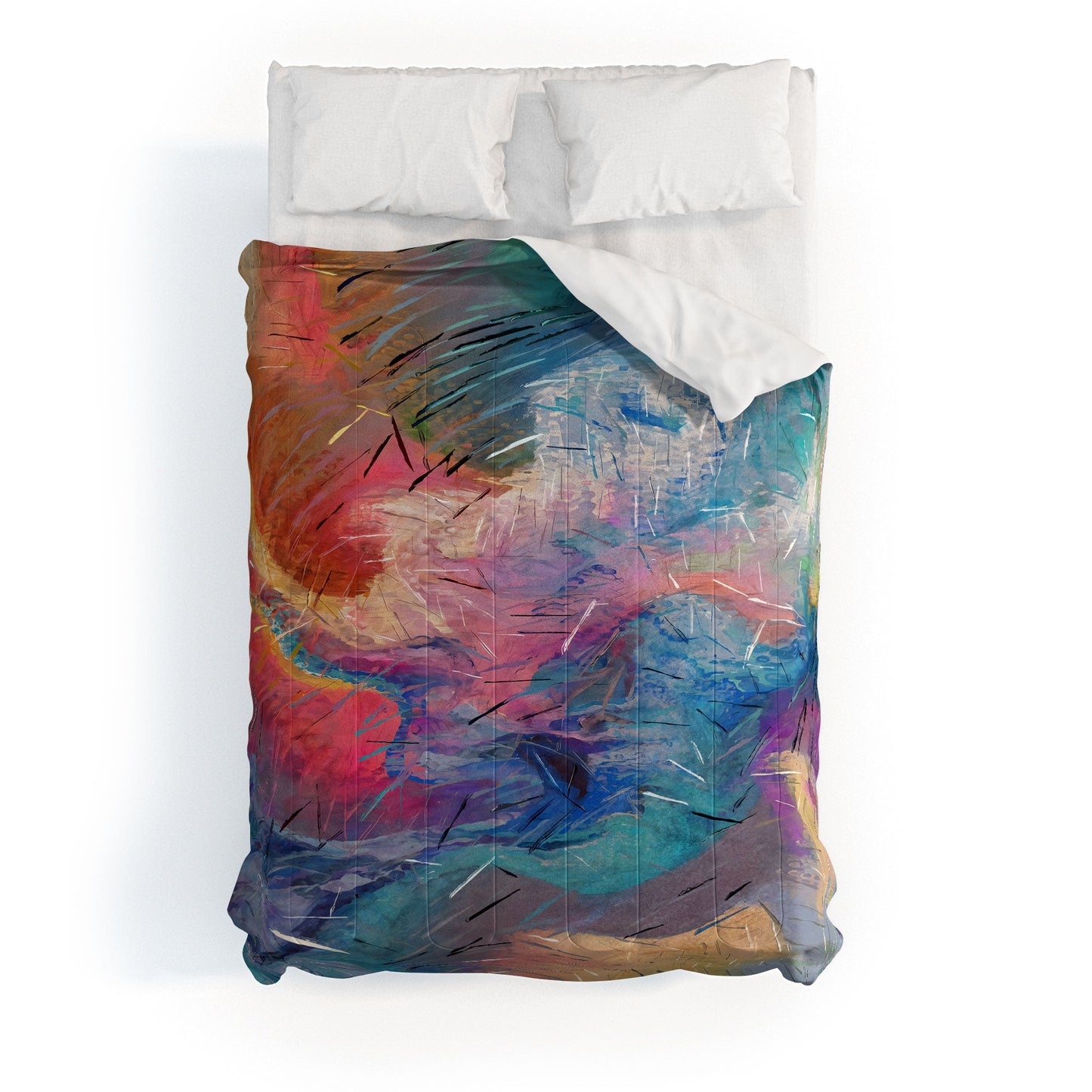 83 Oranges Soul Driven Abstraction Comforter