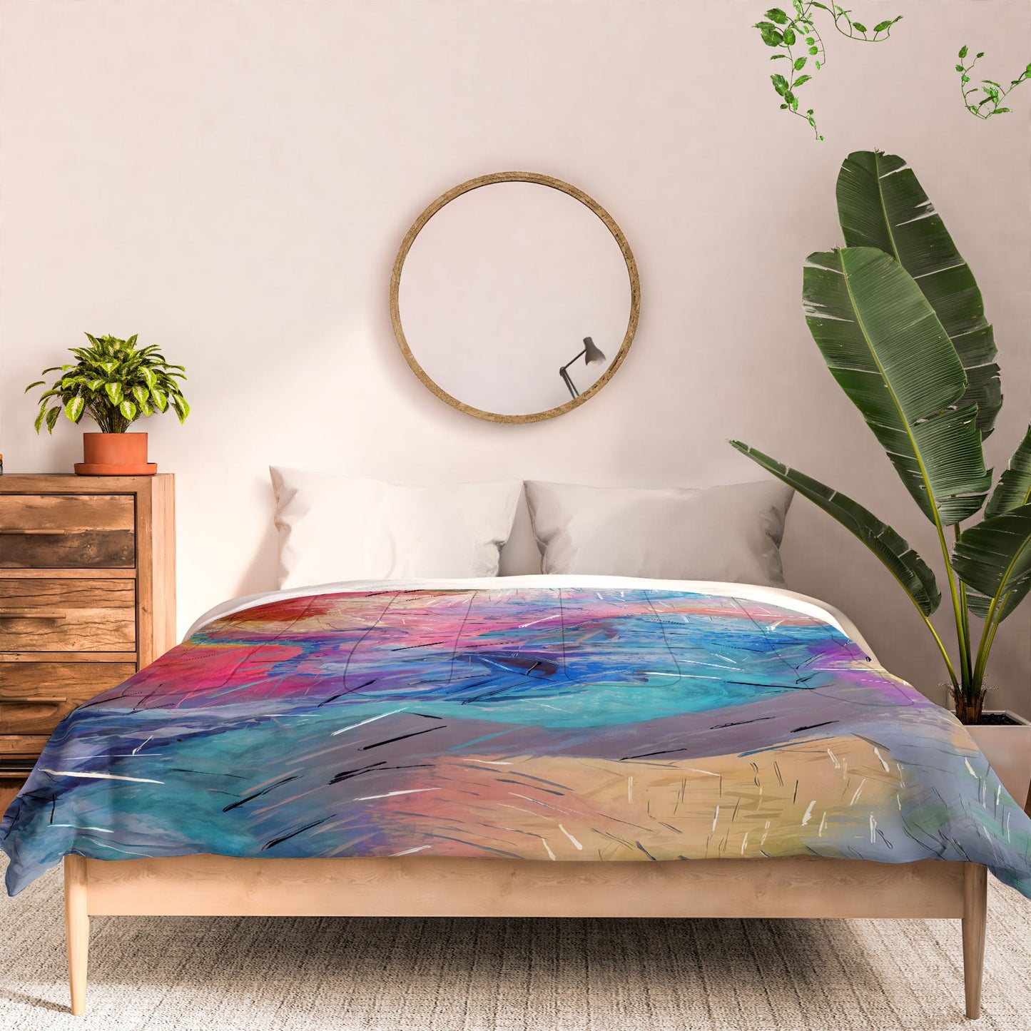 83 Oranges Soul Driven Abstraction Comforter