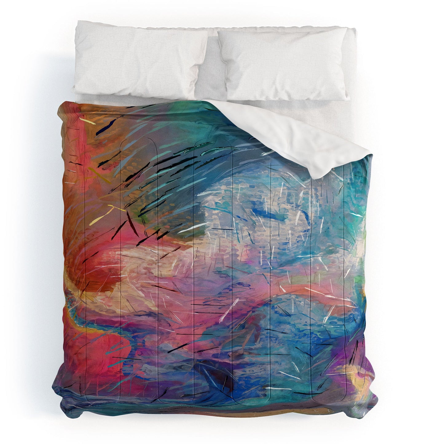 83 Oranges Soul Driven Abstraction Comforter