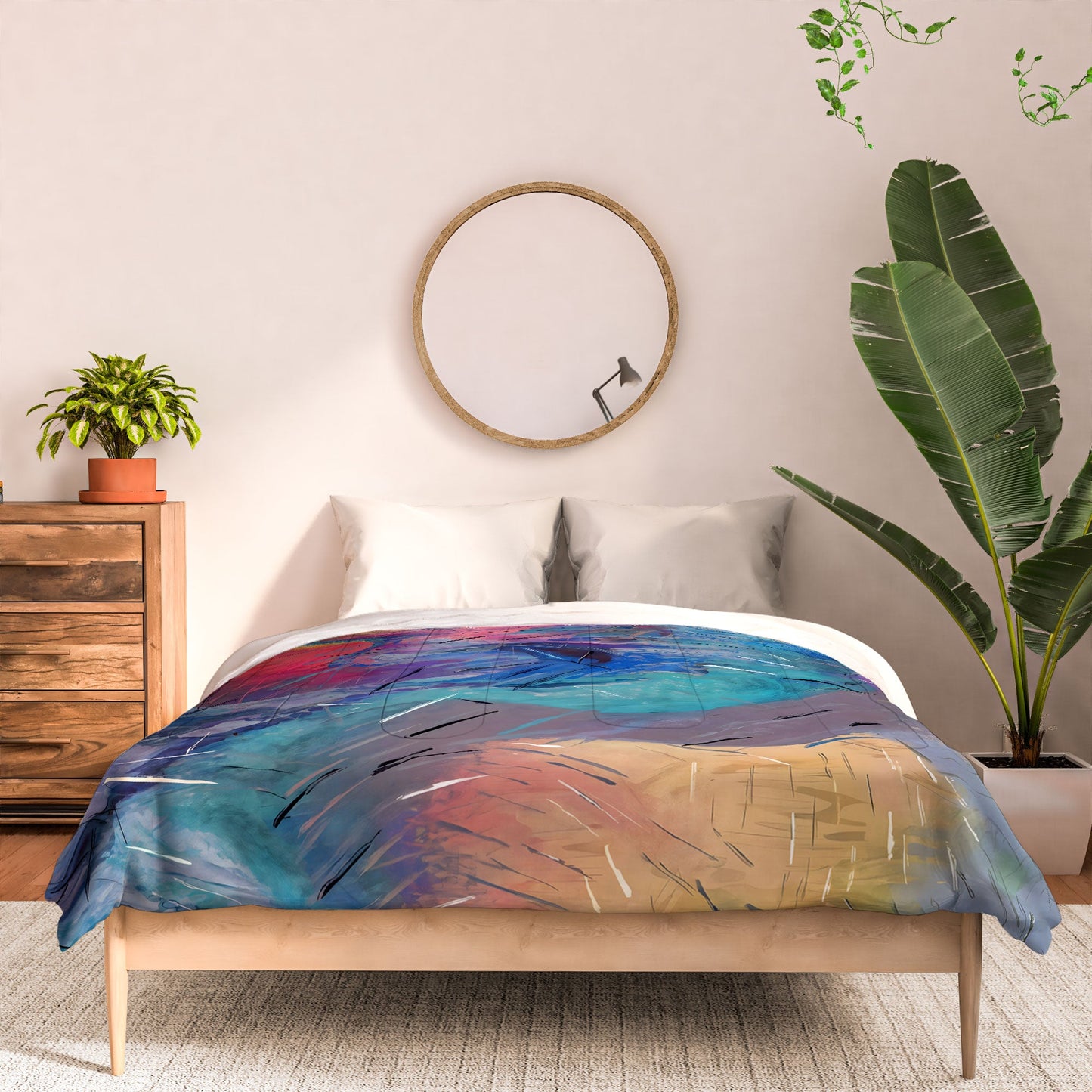 83 Oranges Soul Driven Abstraction Comforter