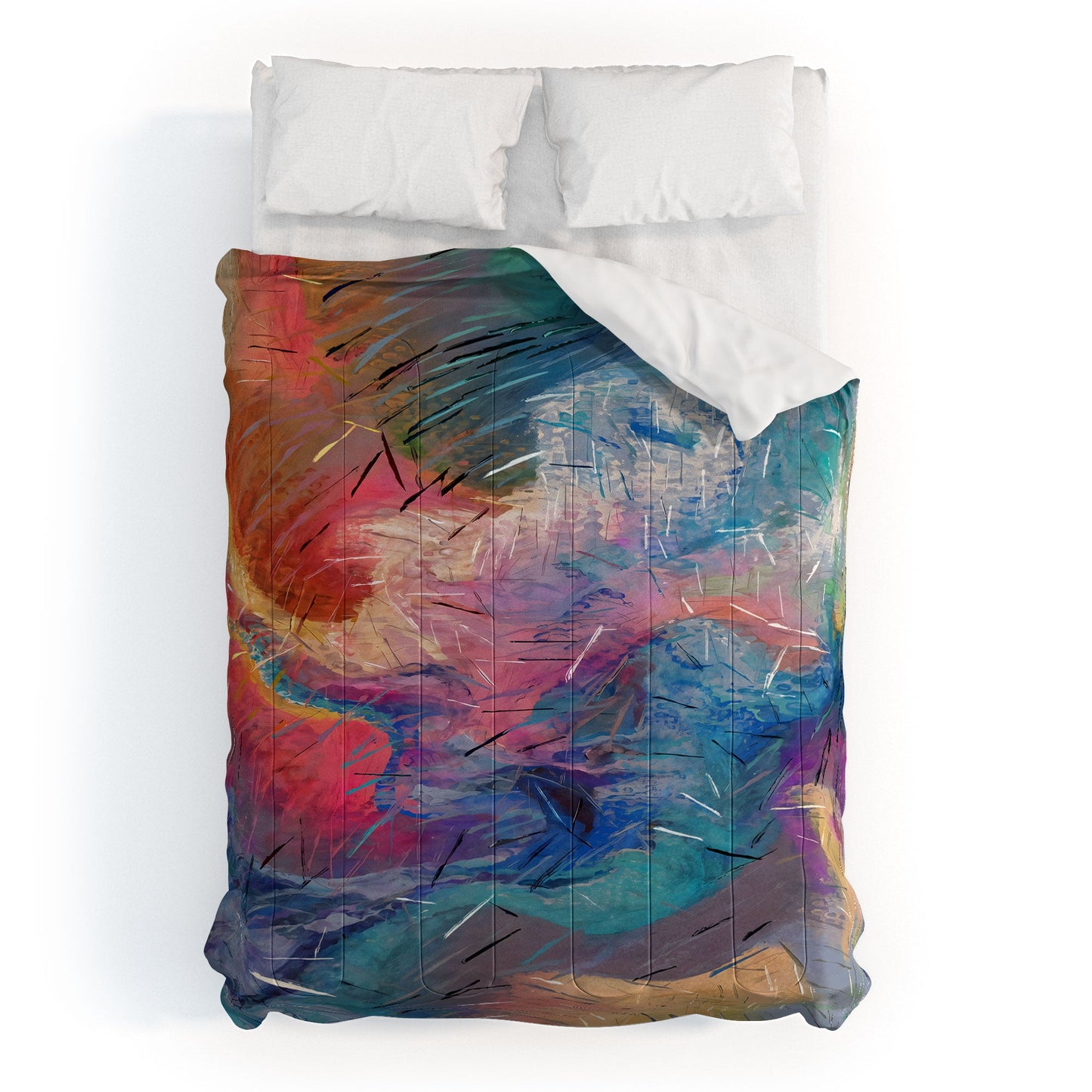 83 Oranges Soul Driven Abstraction Comforter
