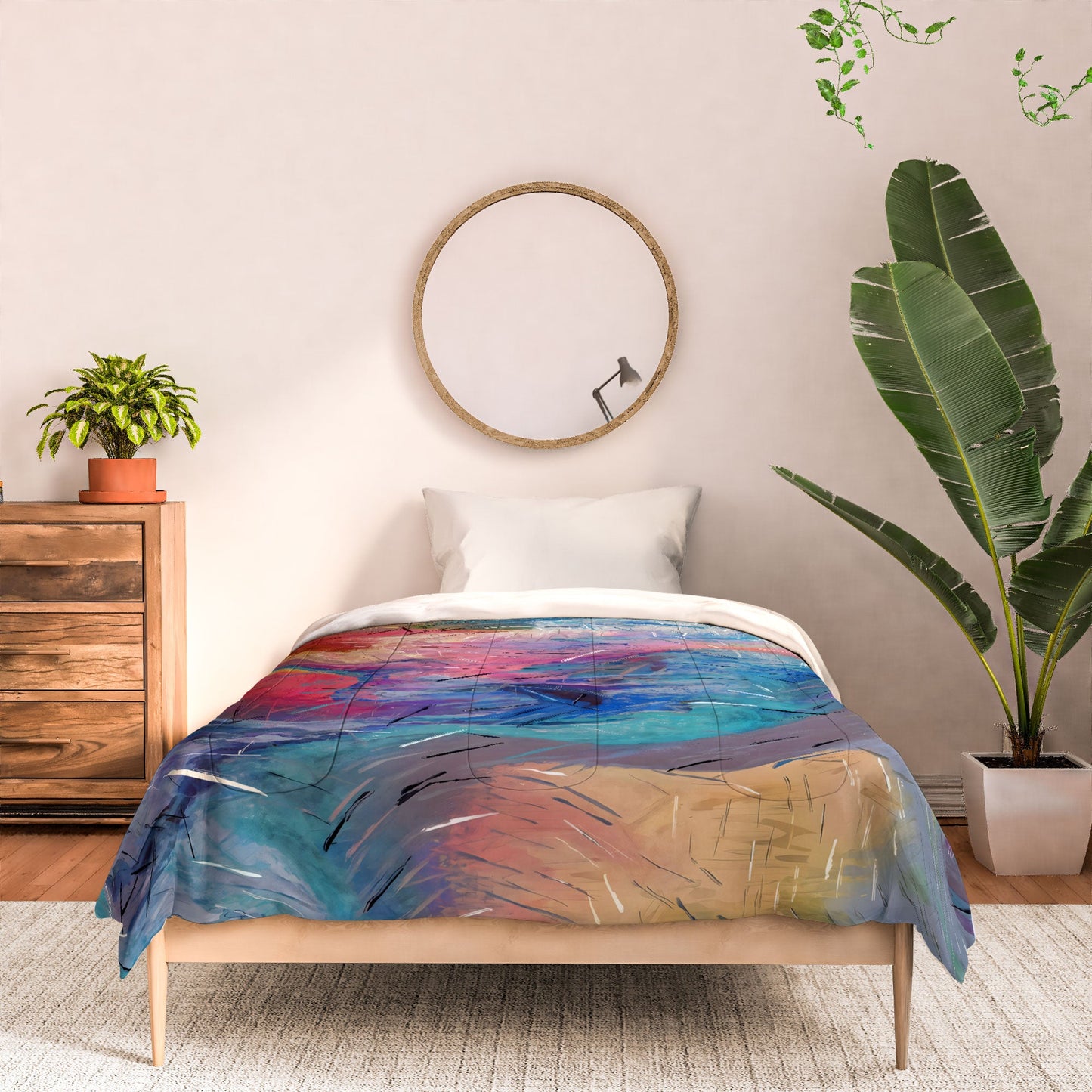 83 Oranges Soul Driven Abstraction Comforter