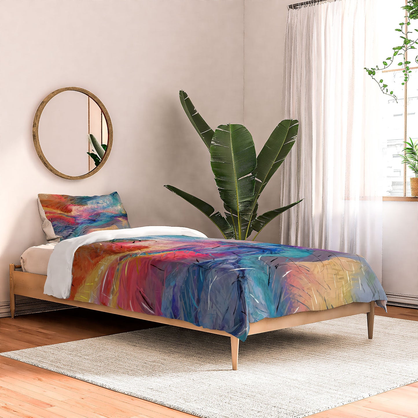 83 Oranges Soul Driven Abstraction Comforter