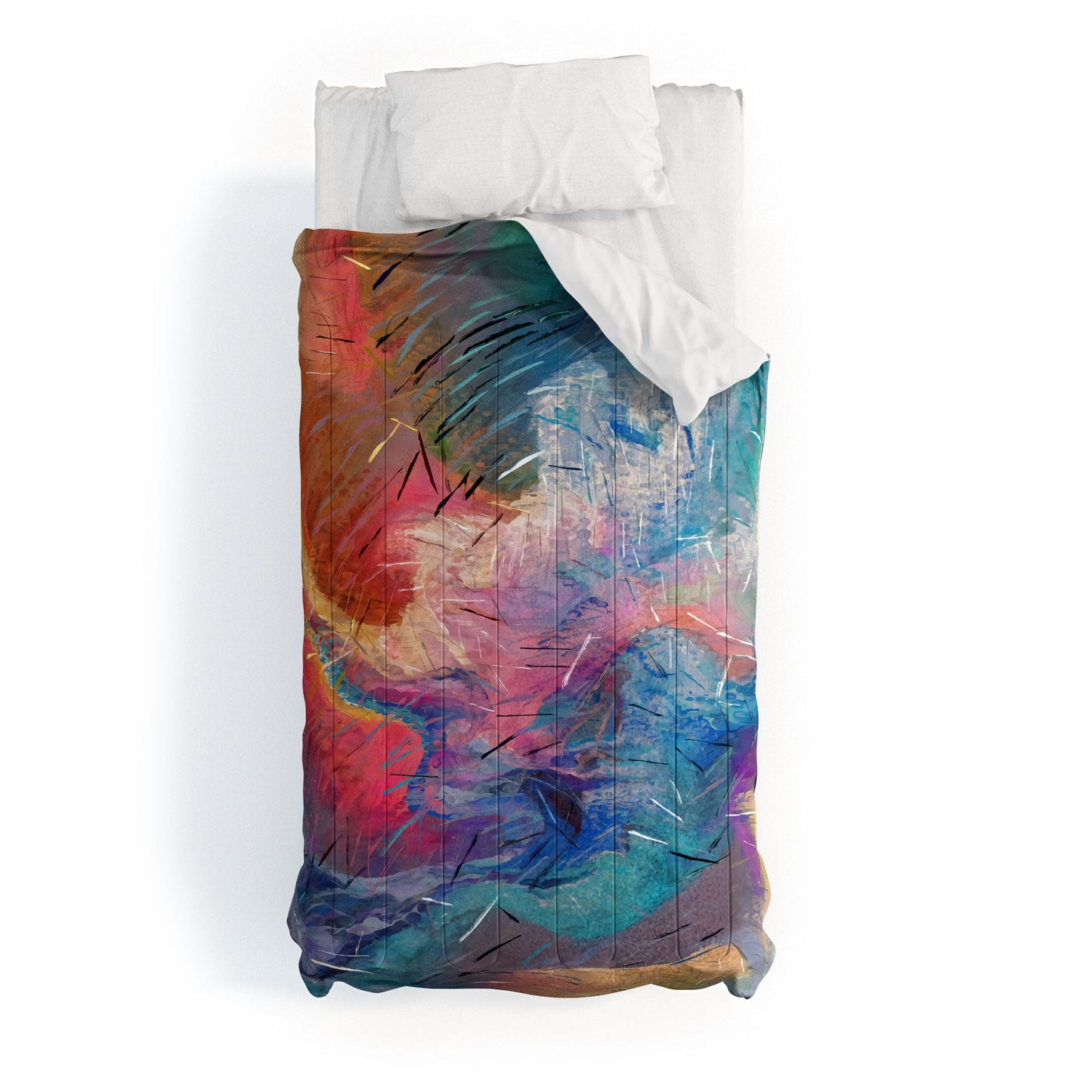 83 Oranges Soul Driven Abstraction Comforter