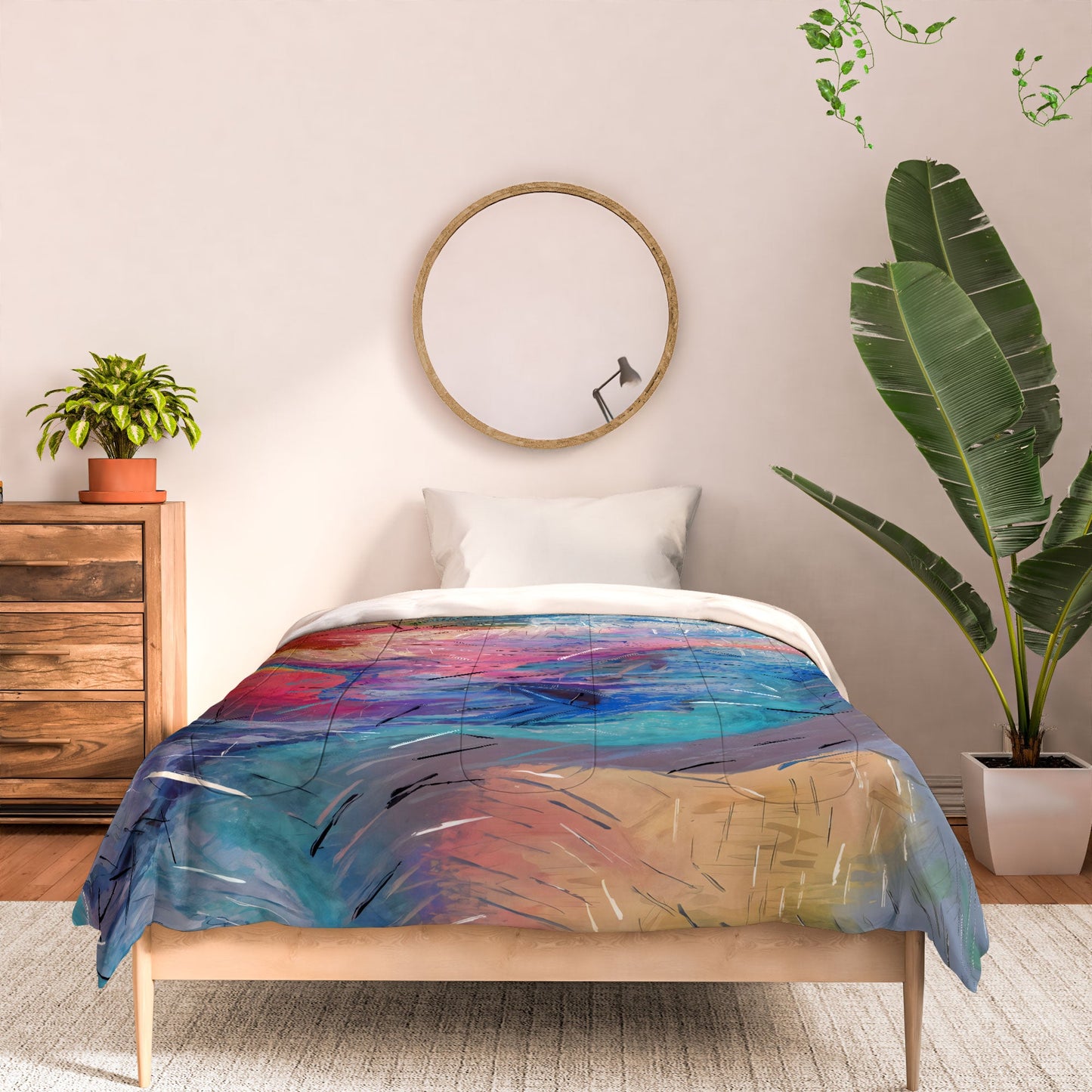 83 Oranges Soul Driven Abstraction Comforter