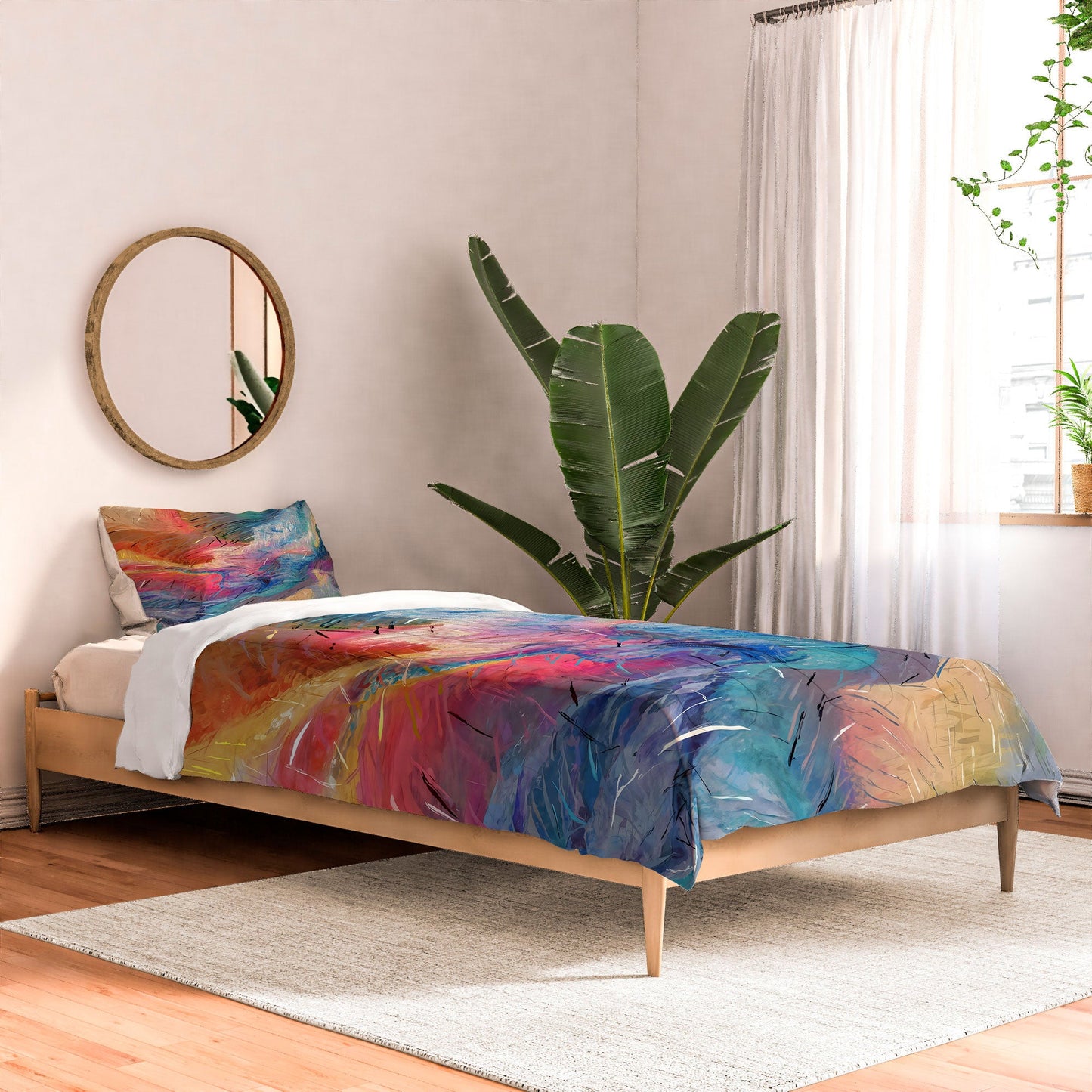 83 Oranges Soul Driven Abstraction Comforter