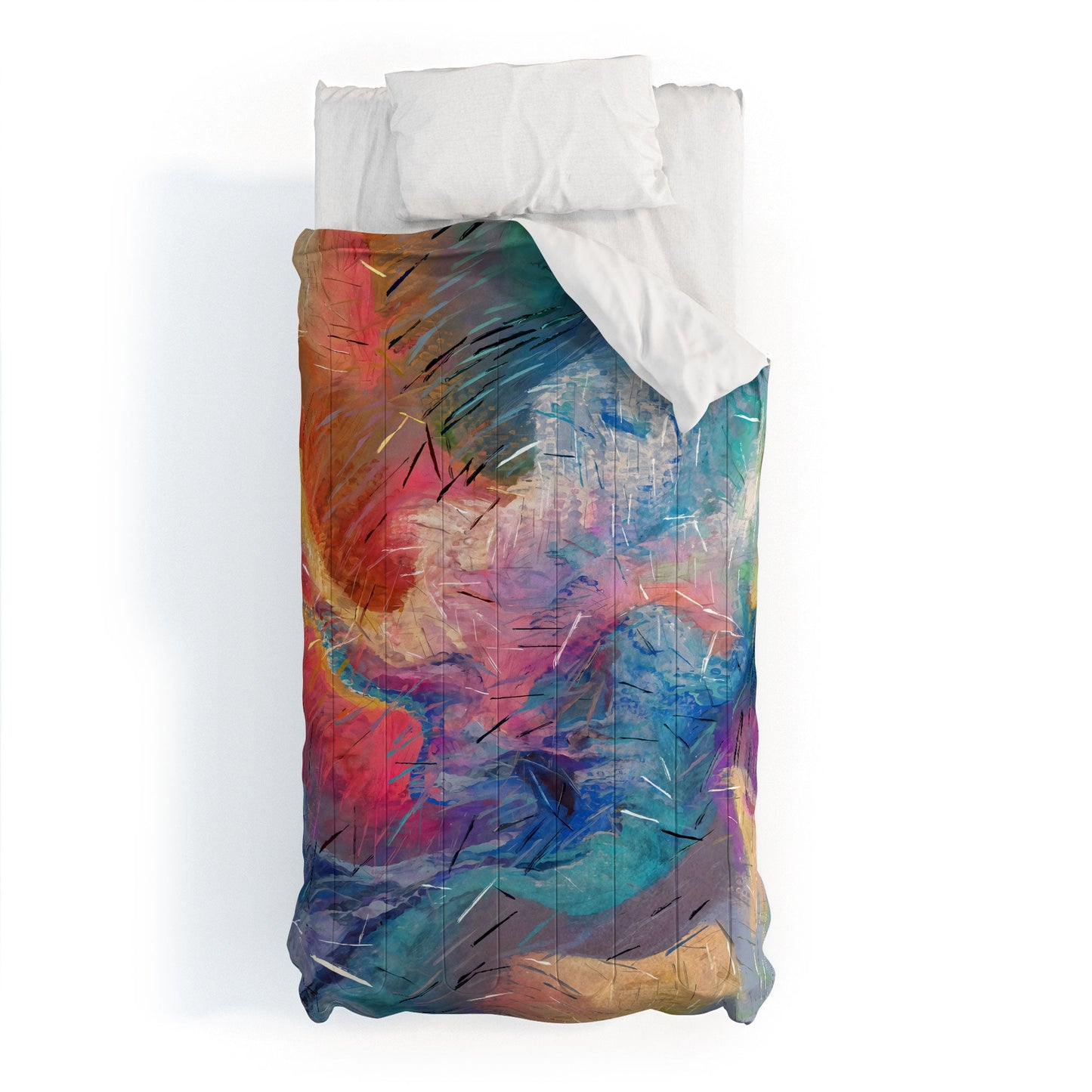 83 Oranges Soul Driven Abstraction Comforter