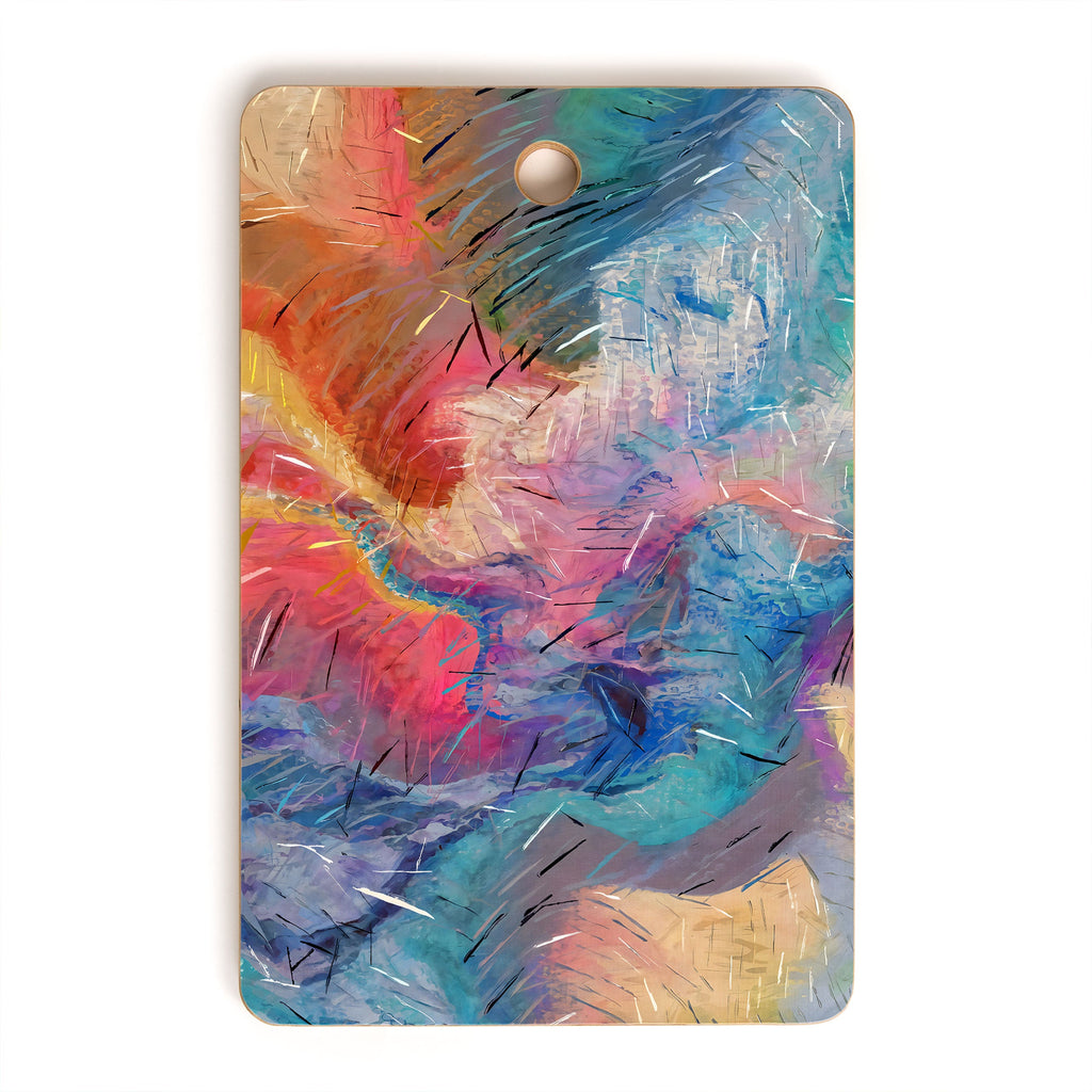 83 Oranges Soul Driven Abstraction Cutting Board Rectangle