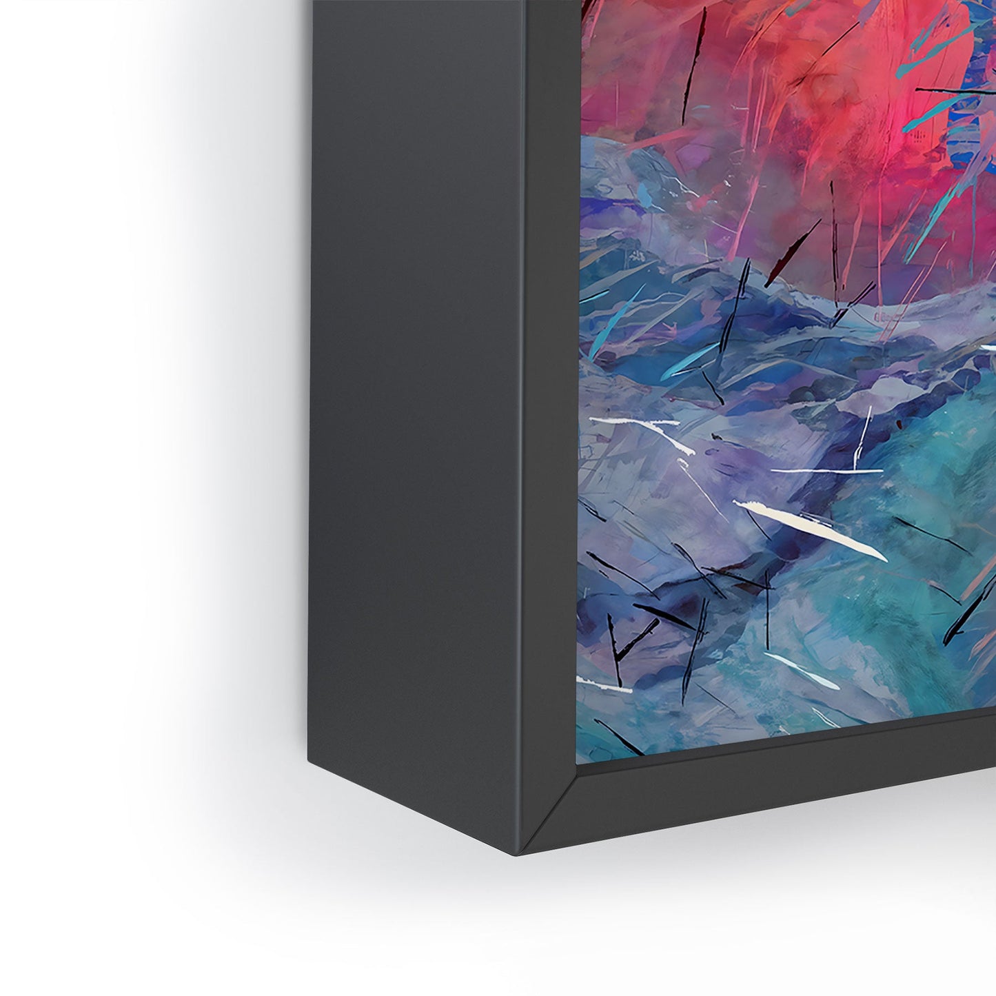 83 Oranges Soul Driven Abstraction Framed Mini Art Print