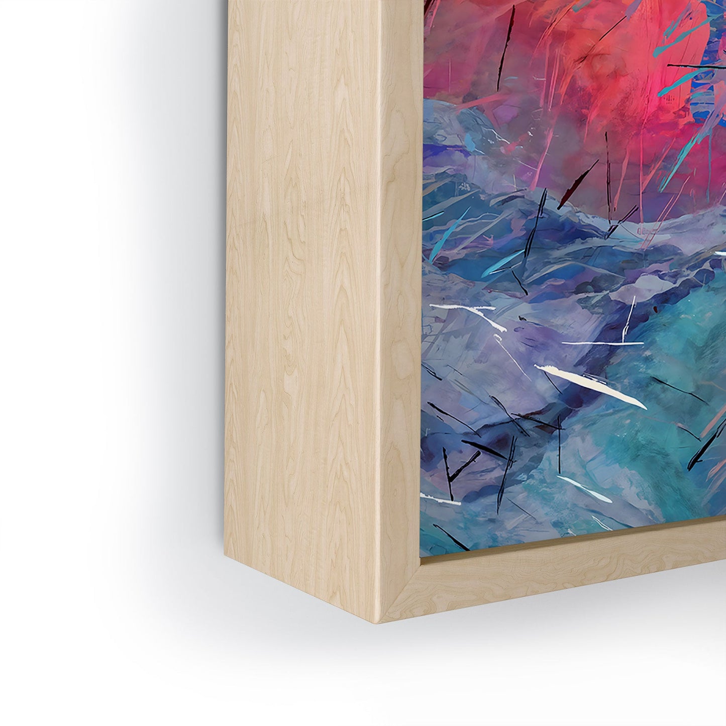 83 Oranges Soul Driven Abstraction Framed Mini Art Print