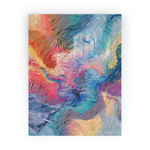 83 Oranges Soul Driven Abstraction Mini Art Print