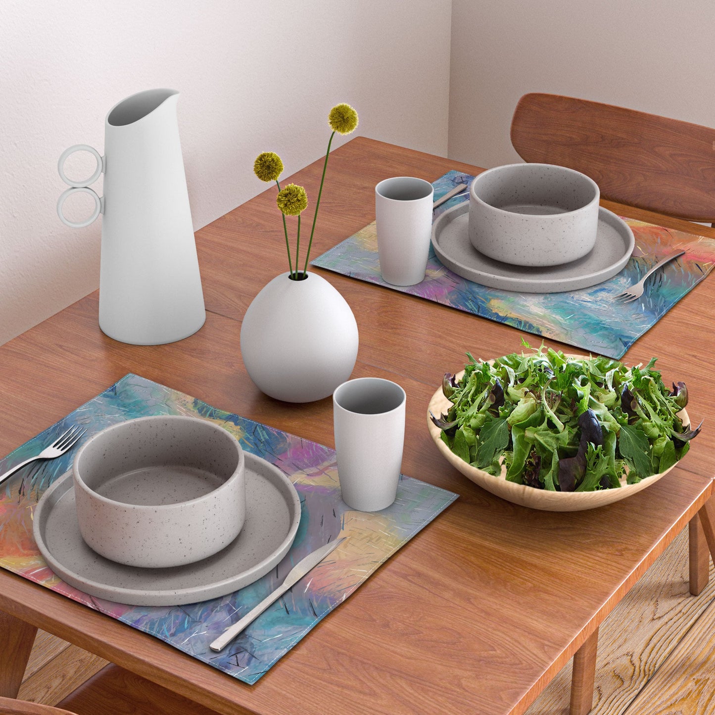 83 Oranges Soul Driven Abstraction Placemat