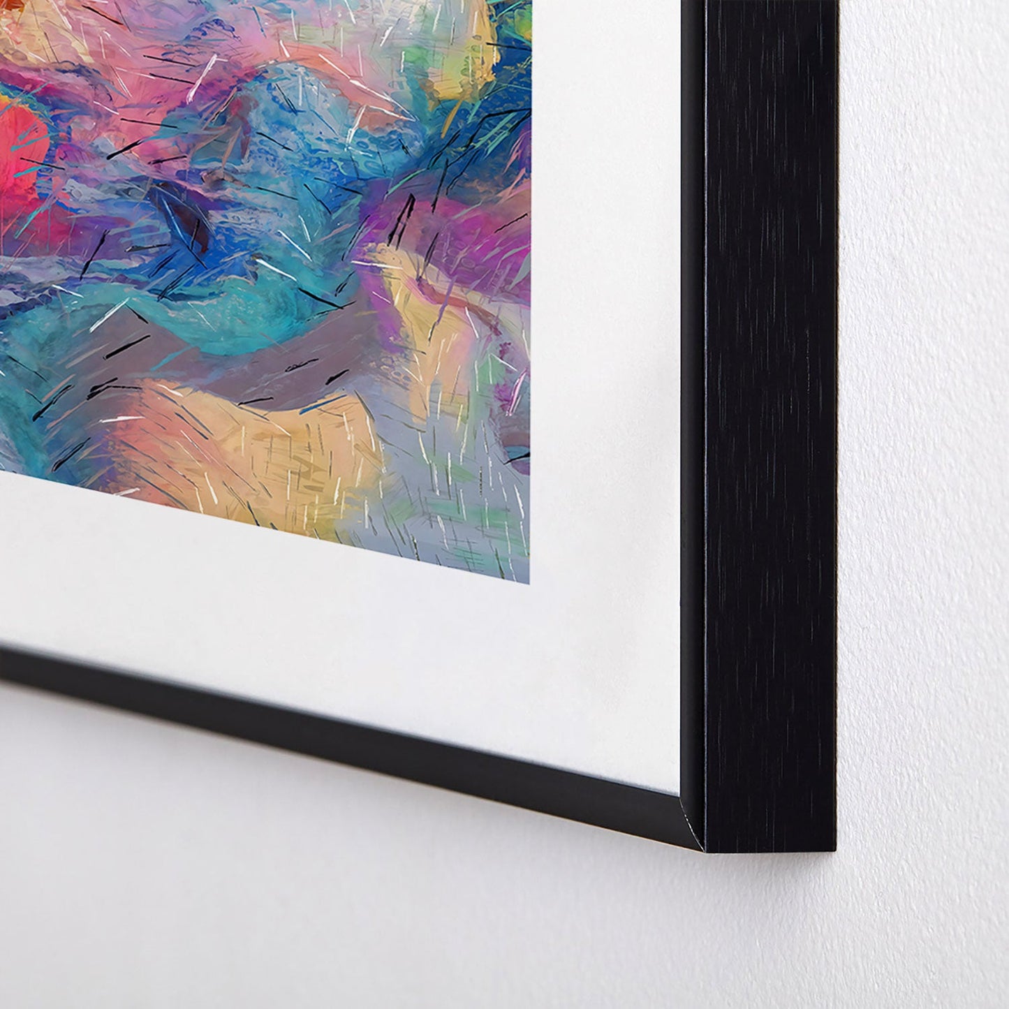 83 Oranges Soul Driven Abstraction Metal Framed Art Print