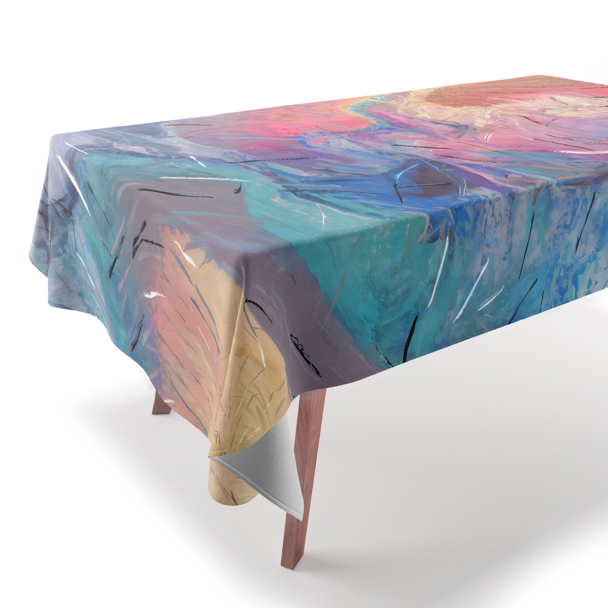83 Oranges Soul Driven Abstraction Tablecloth
