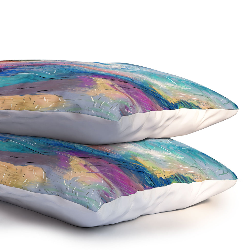 83 Oranges Soul Driven Abstraction Pillow Shams