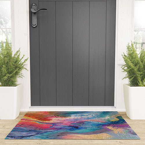 83 Oranges Soul Driven Abstraction Welcome Mat