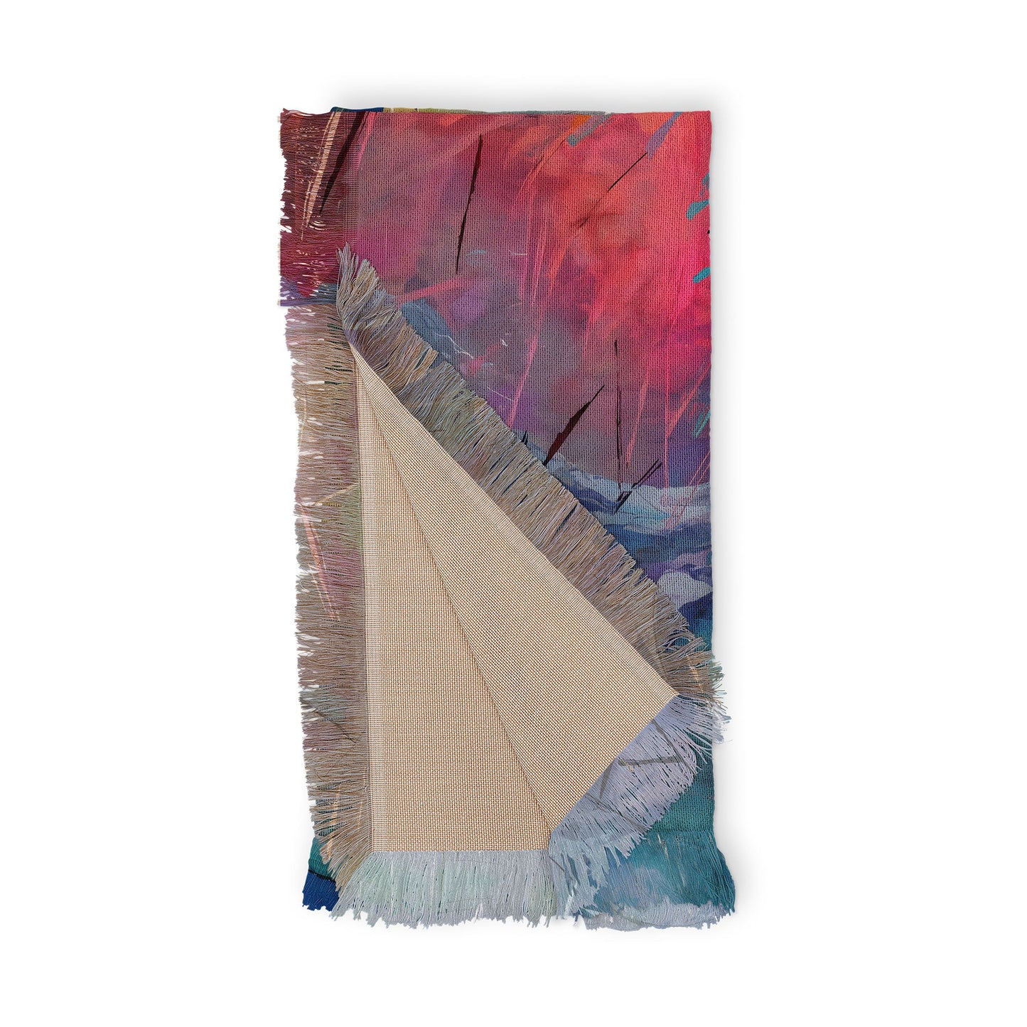 83 Oranges Soul Driven Abstraction Throw Blanket