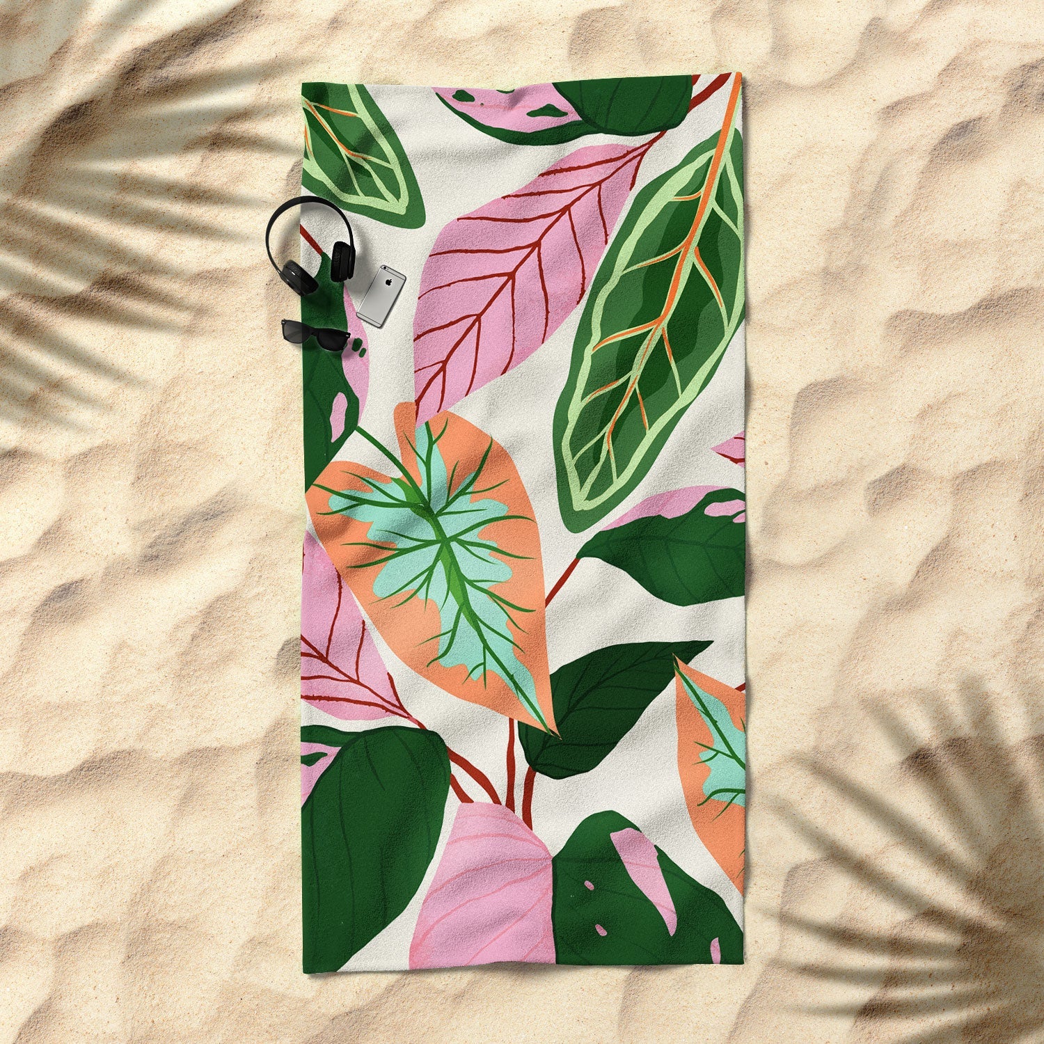 83 Oranges The Inseparable V01 Nature Botanicals Beach Towel