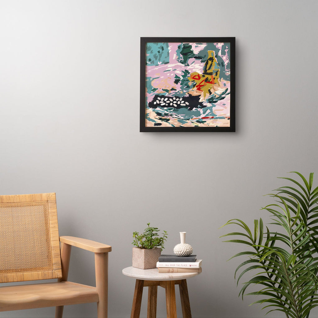 83 Oranges The Olive Watcher Framed Wall Art