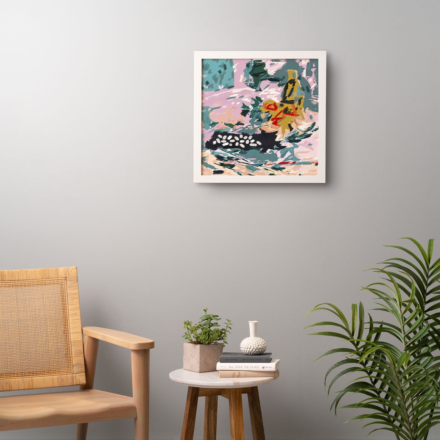 83 Oranges The Olive Watcher Framed Wall Art