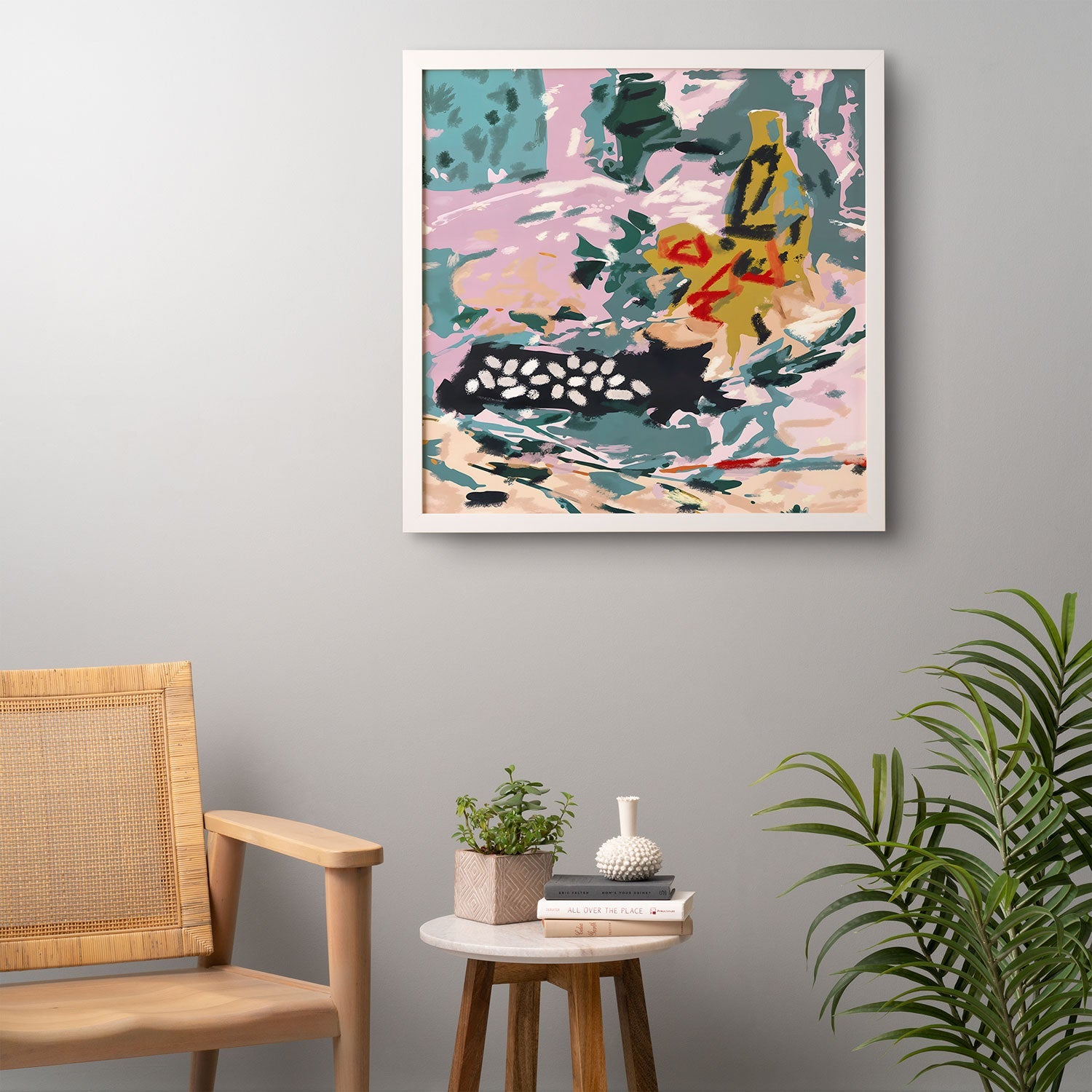83 Oranges The Olive Watcher Framed Wall Art