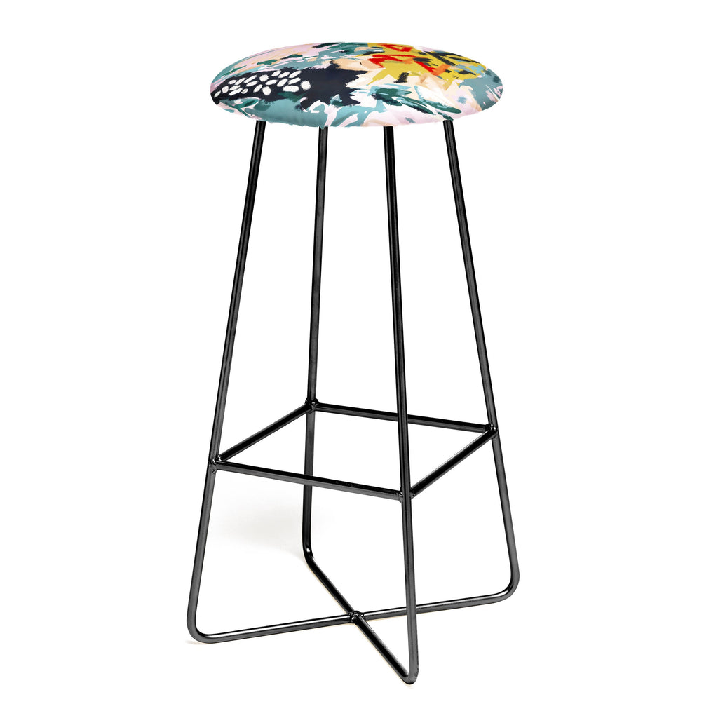 83 Oranges The Olive Watcher Bar Stool