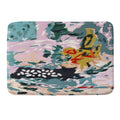 83 Oranges The Olive Watcher Memory Foam Bath Mat