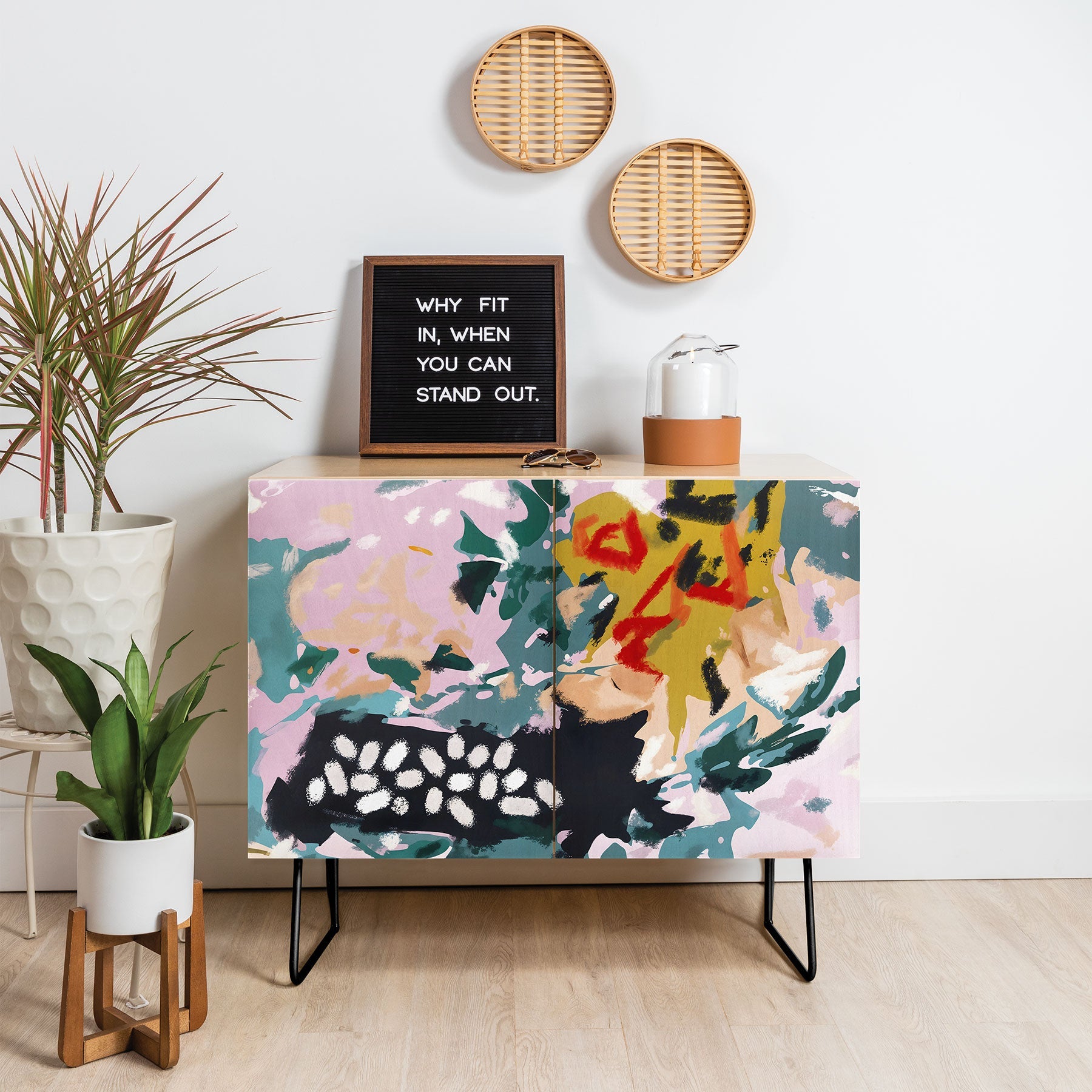 83 Oranges The Olive Watcher Credenza