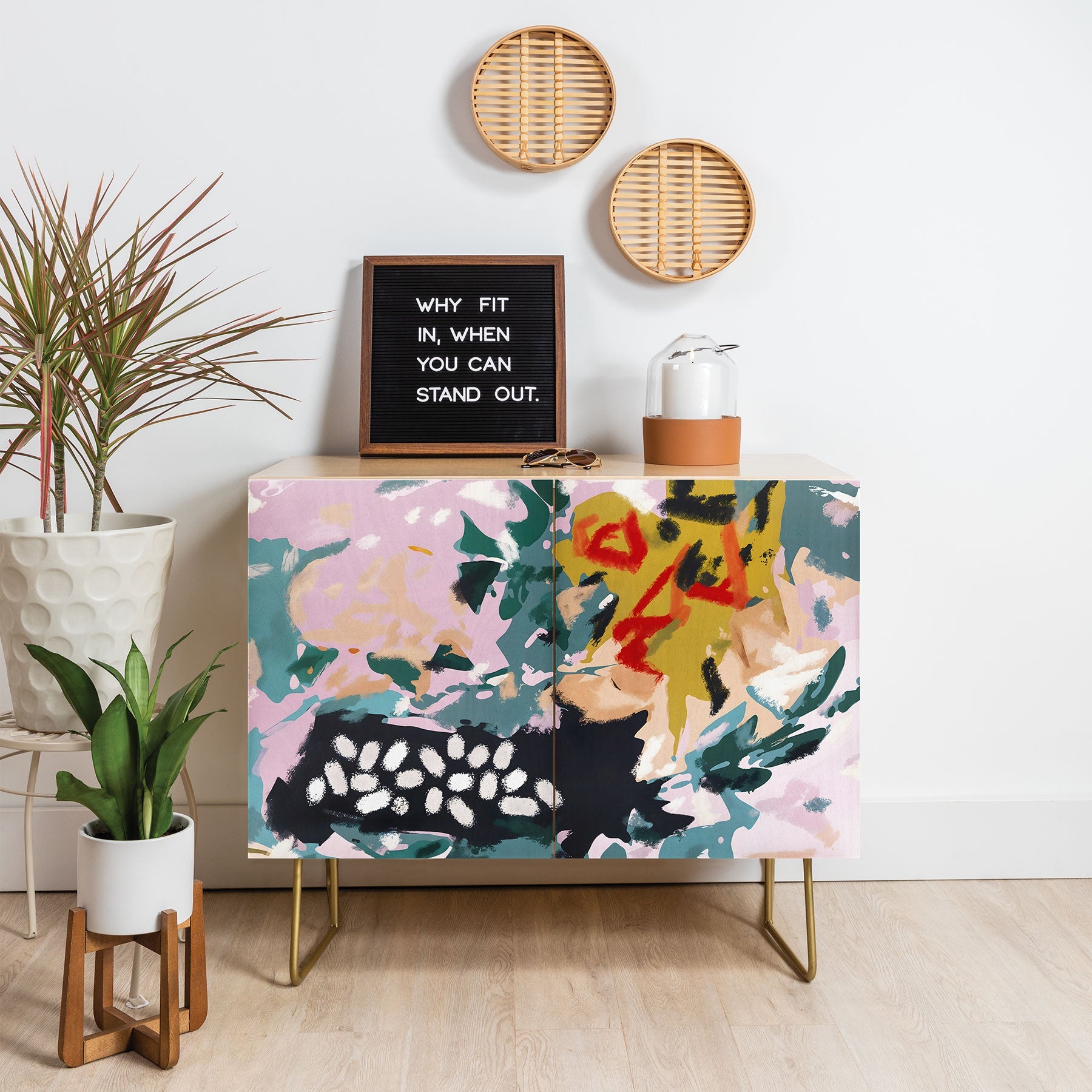 83 Oranges The Olive Watcher Credenza