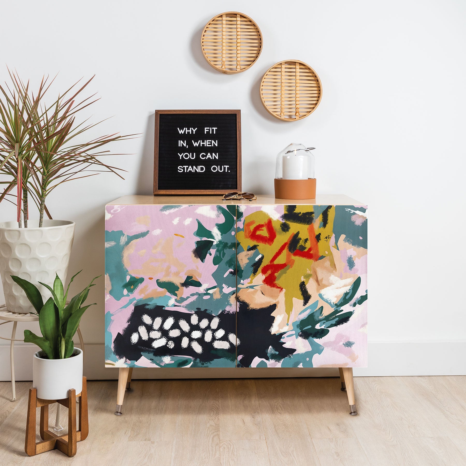 83 Oranges The Olive Watcher Credenza