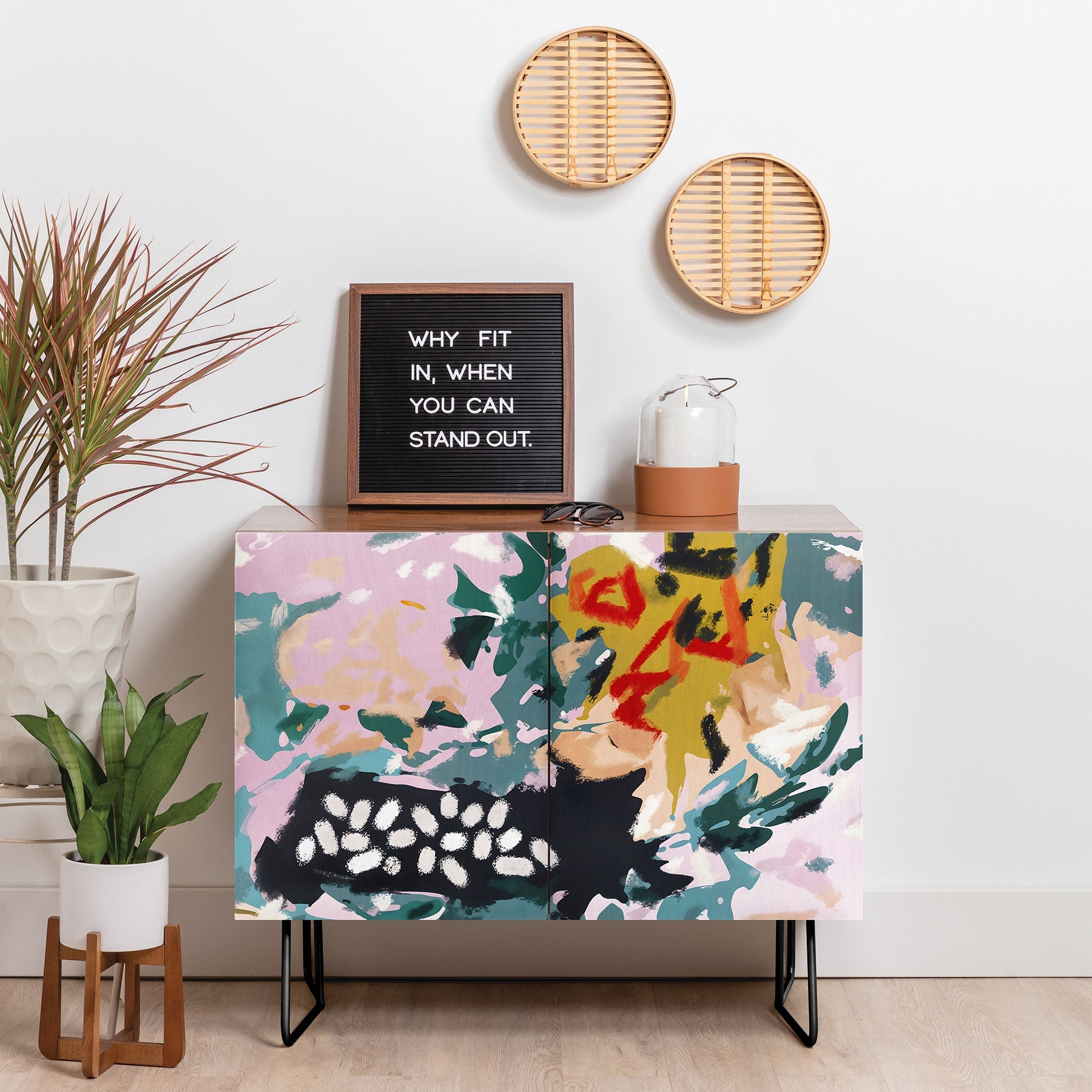 83 Oranges The Olive Watcher Credenza