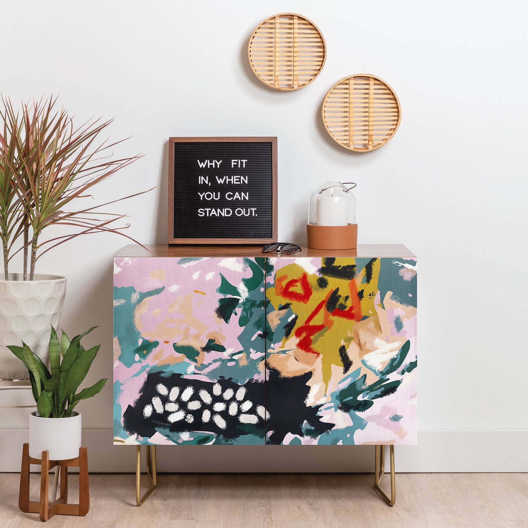 83 Oranges The Olive Watcher Credenza