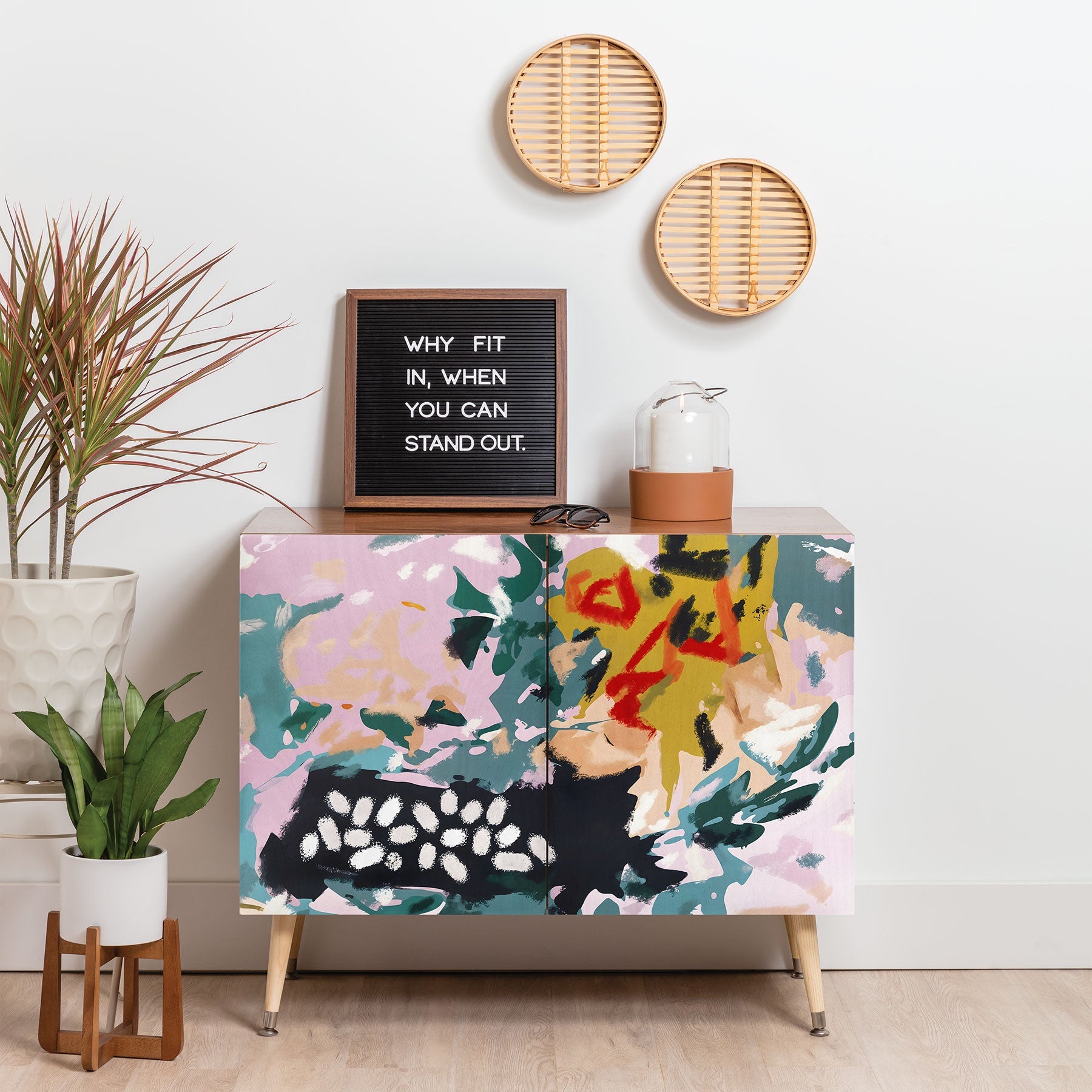 83 Oranges The Olive Watcher Credenza