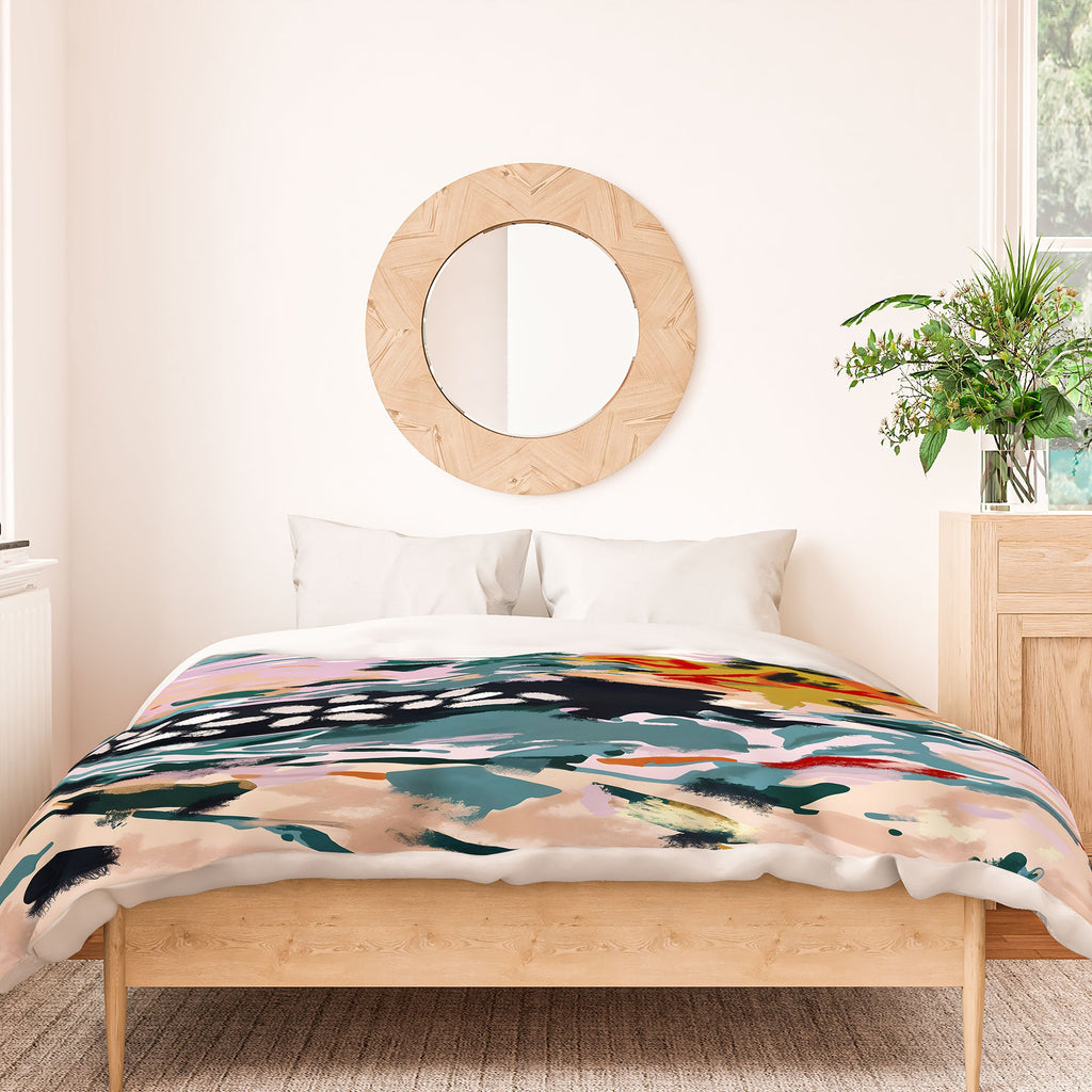 83 Oranges The Olive Watcher Duvet Cover