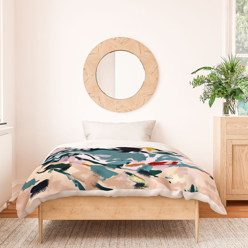83 Oranges The Olive Watcher Duvet Cover