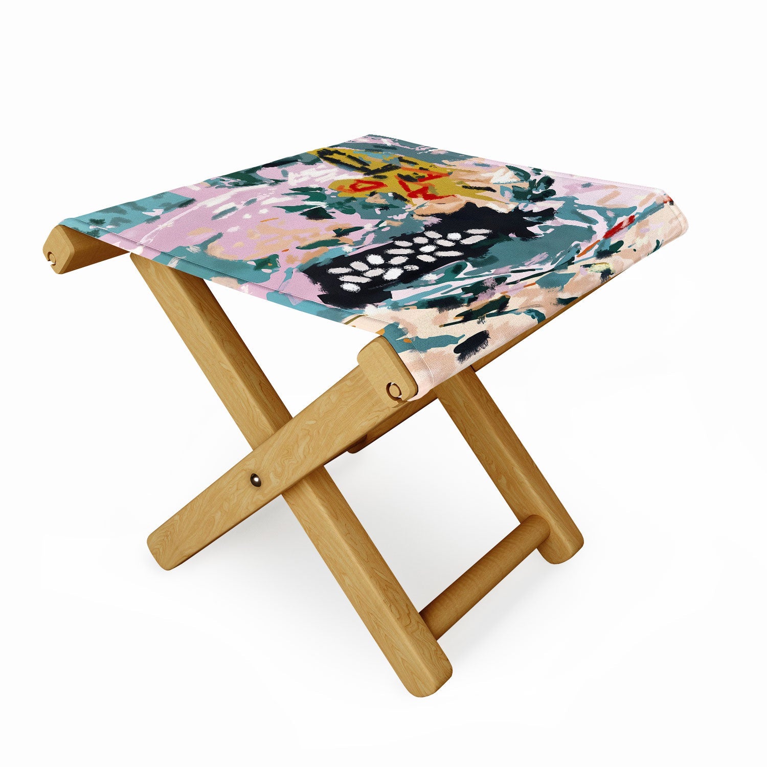 83 Oranges The Olive Watcher Folding Stool