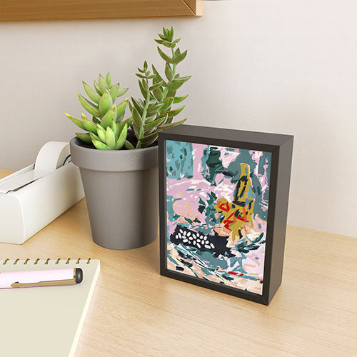 83 Oranges The Olive Watcher Framed Mini Art Print