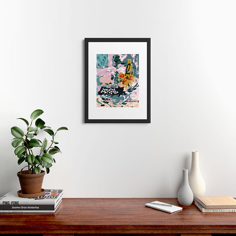 83 Oranges The Olive Watcher Framed Art Print