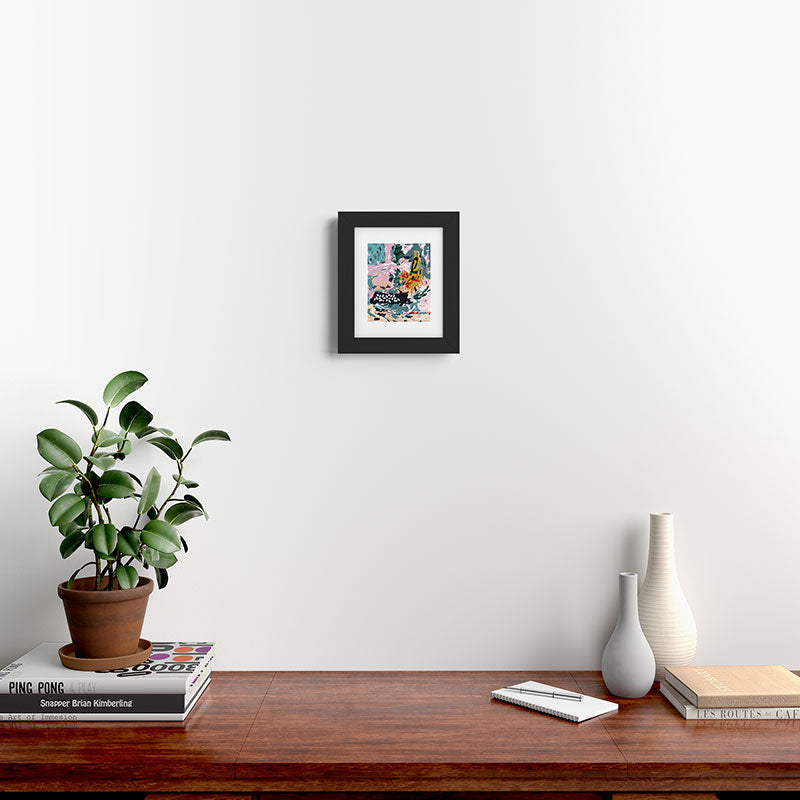 83 Oranges The Olive Watcher Framed Art Print