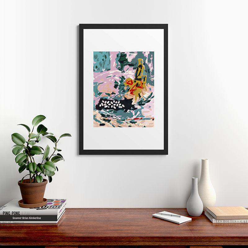 83 Oranges The Olive Watcher Framed Art Print
